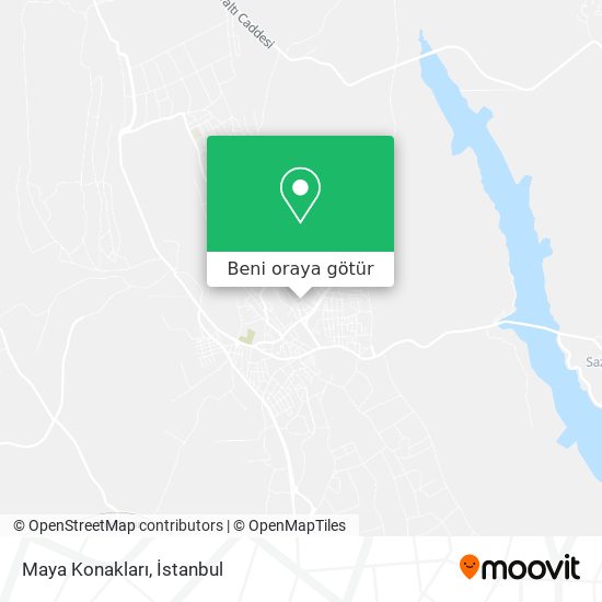 Maya Konakları harita