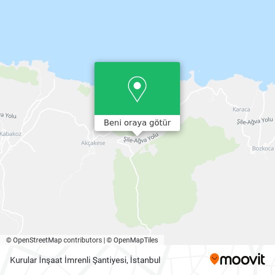 Kurular İnşaat İmrenli Şantiyesi harita