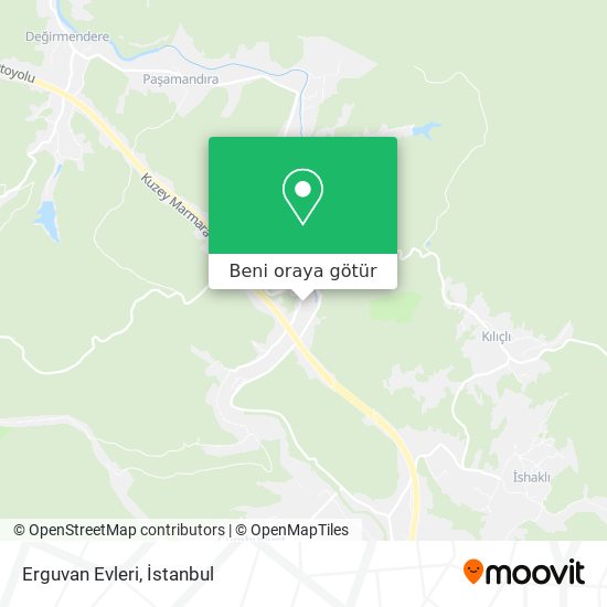Erguvan Evleri harita