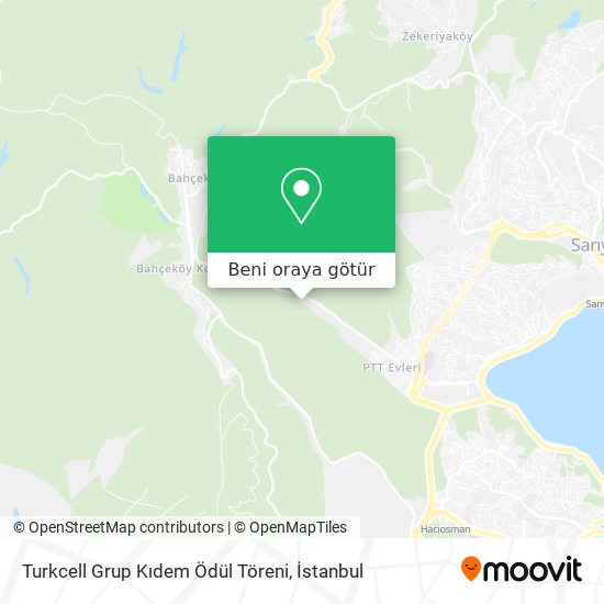 Turkcell Grup Kıdem Ödül Töreni harita