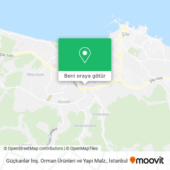 Güçkanlar İnş. Orman Ürünleri ve Yapi Malz. harita