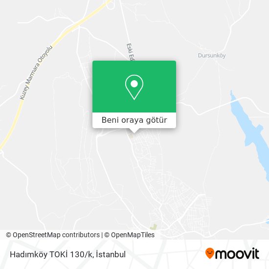 Hadımköy TOKİ 130/k harita