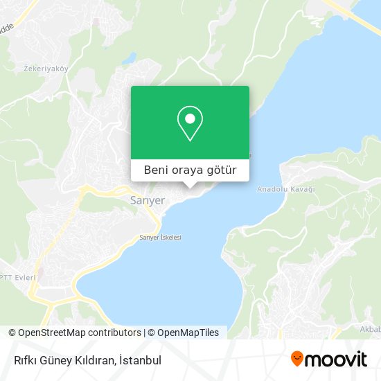 Rıfkı Güney Kıldıran harita