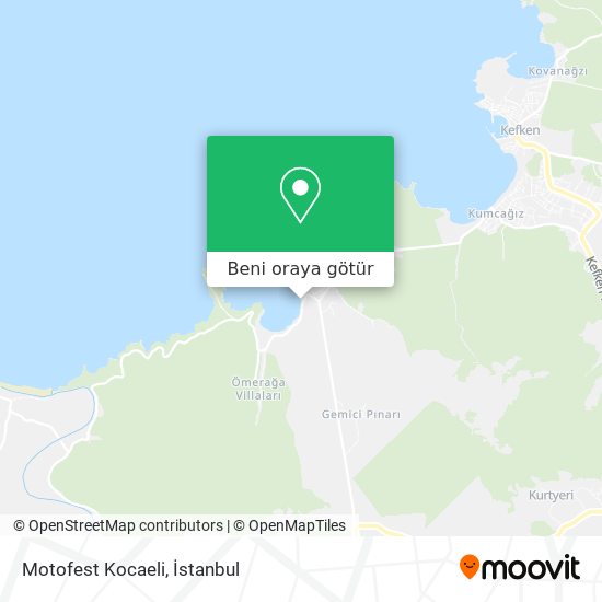 Motofest Kocaeli harita