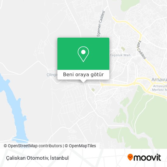 Çaliskan Otomotiv harita