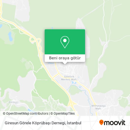 Giresun Görele Köprübaşı Dernegi harita