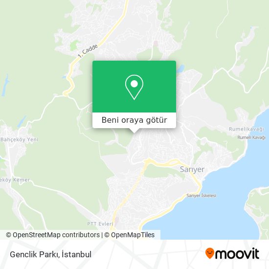 Genclik Parkı harita
