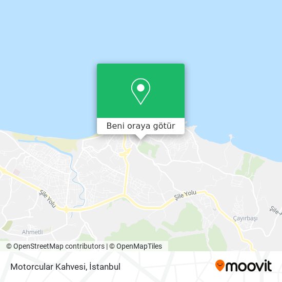 Motorcular Kahvesi harita