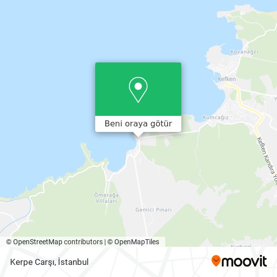 Kerpe Carşı harita