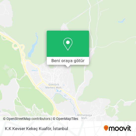K.K Kevser Kekeç Kuaför harita