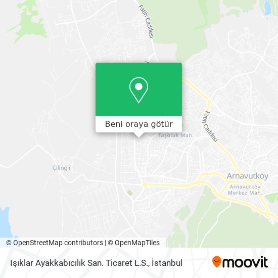 Işıklar Ayakkabıcılık San. Ticaret L.S. harita