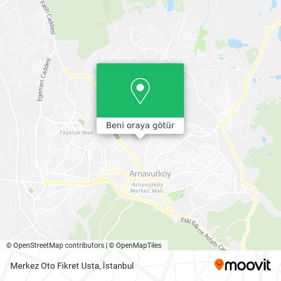 Merkez Oto Fikret Usta harita