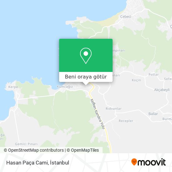 Hasan Paça Cami harita