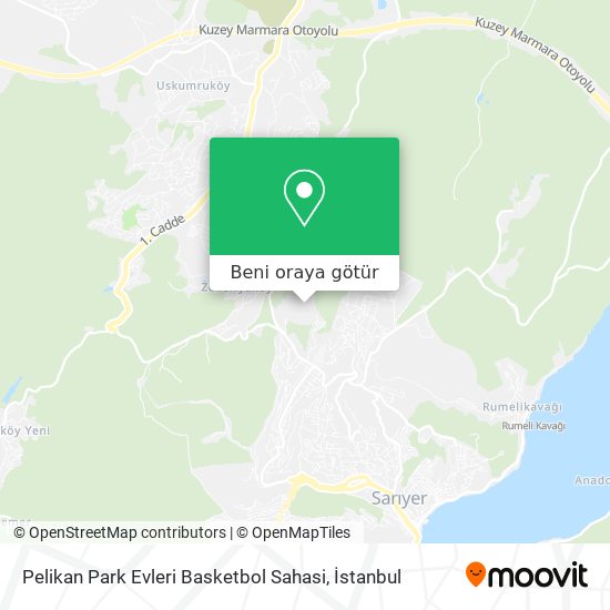 Pelikan Park Evleri Basketbol Sahasi harita