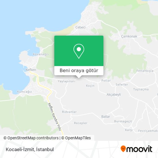 Kocaeli-İzmit harita