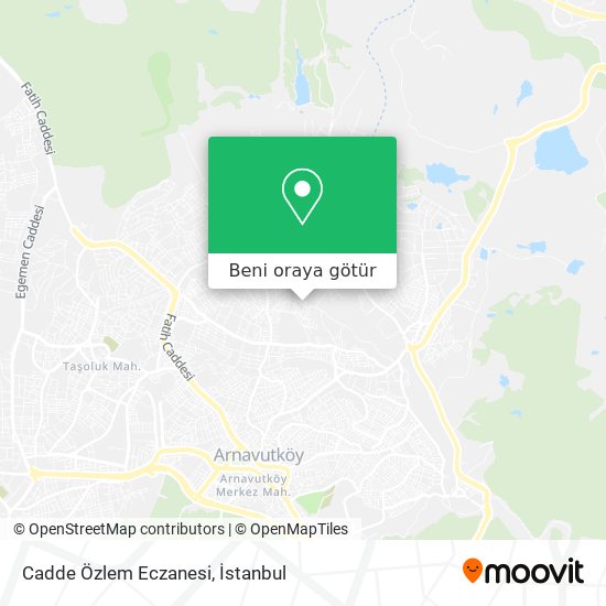 Cadde Özlem Eczanesi harita