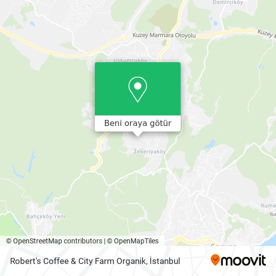 Robert's Coffee & City Farm Organik harita