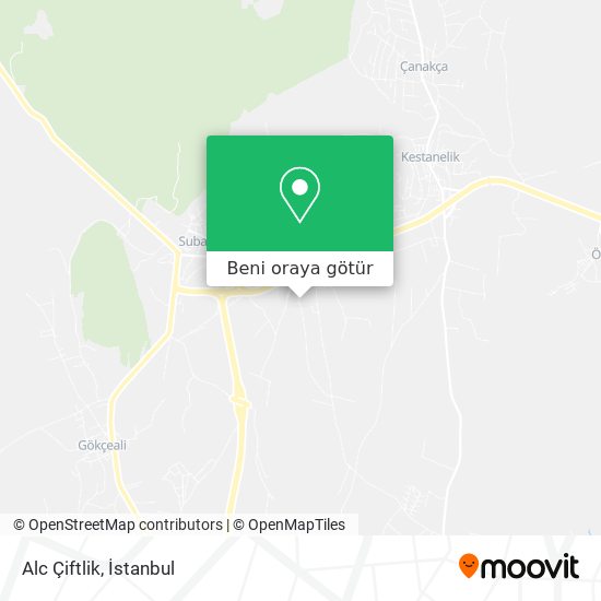 Alc Çiftlik harita