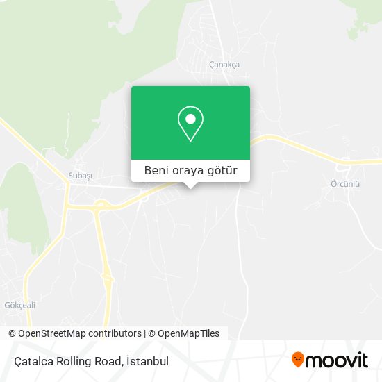 Çatalca Rolling Road harita