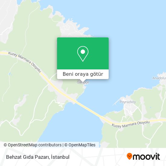 Behzat Gıda Pazarı harita