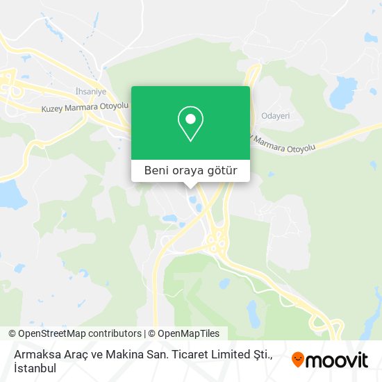 Armaksa Araç ve Makina San. Ticaret Limited Şti. harita