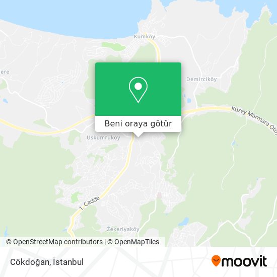 Cökdoğan harita