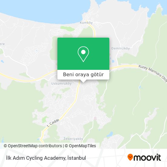 İlk Adım Cycling Academy harita