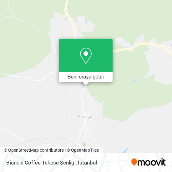 Bianchi Coffee Tekese Şenliği harita