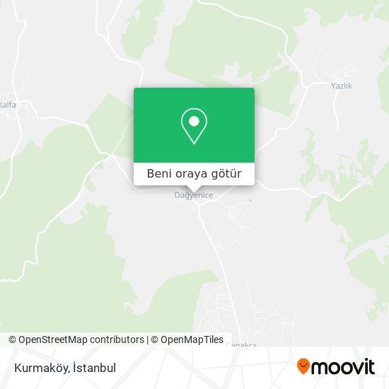 Kurmaköy harita