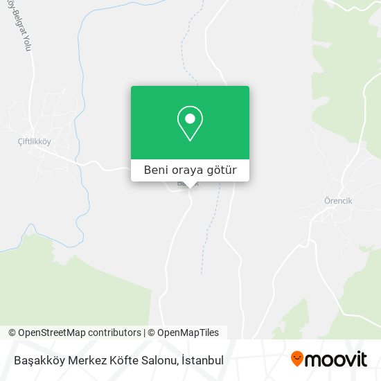 Başakköy Merkez Köfte Salonu harita