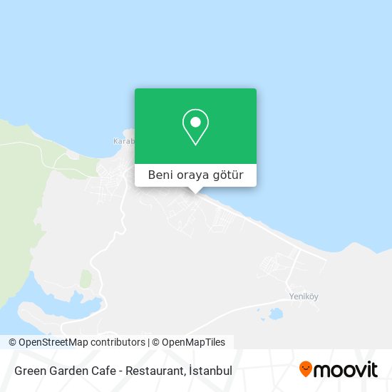 Green Garden Cafe - Restaurant harita