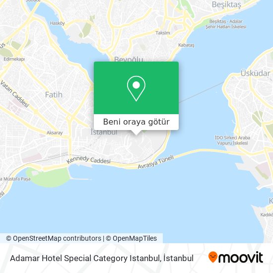 Adamar Hotel Special Category Istanbul harita