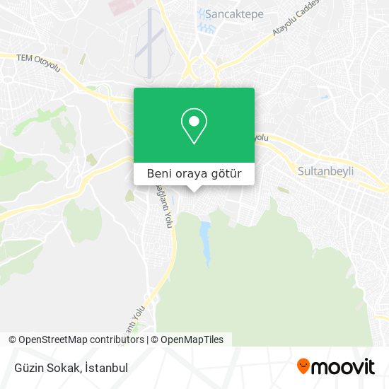 Güzin Sokak harita