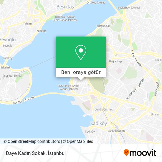 Daye Kadın Sokak harita