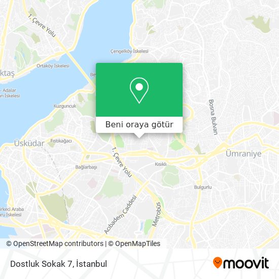 Dostluk Sokak 7 harita