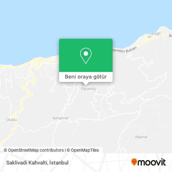 Saklivadi Kahvalti harita