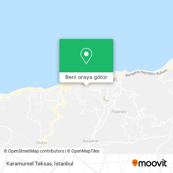 Karamursel Teksas harita