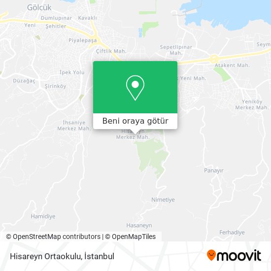 Hisareyn Ortaokulu harita