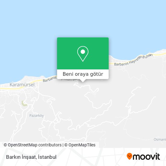 Barkın İnşaat harita
