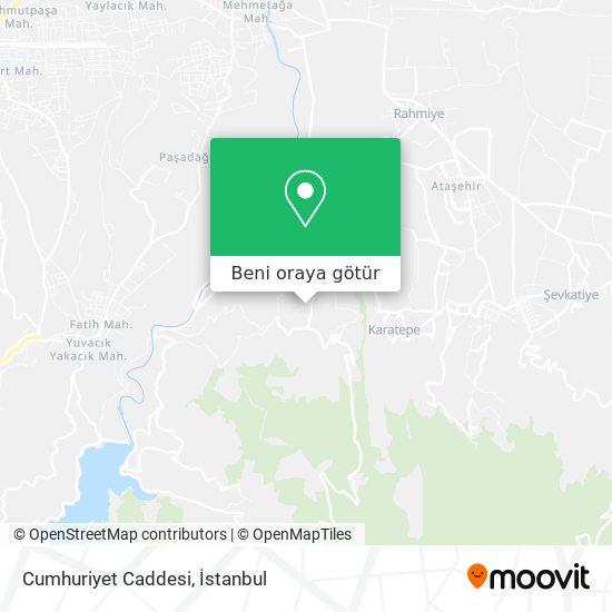 Cumhuriyet Caddesi harita