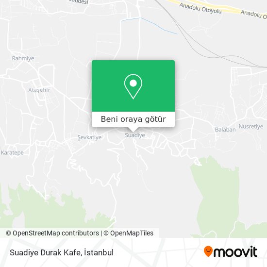 Suadiye Durak Kafe harita