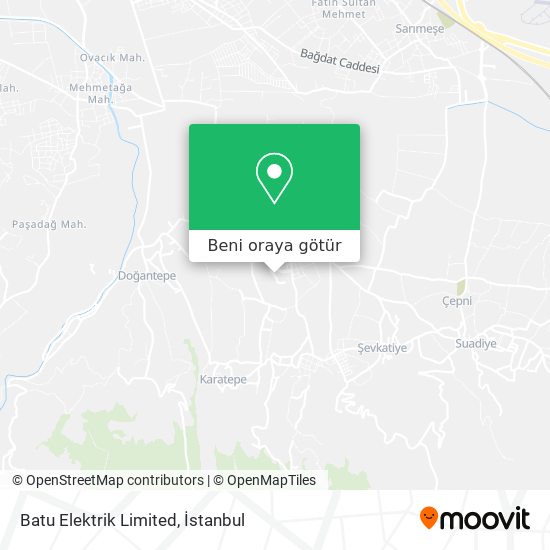 Batu Elektrik Limited harita