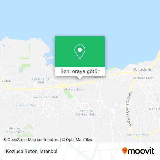 Kozluca Beton harita