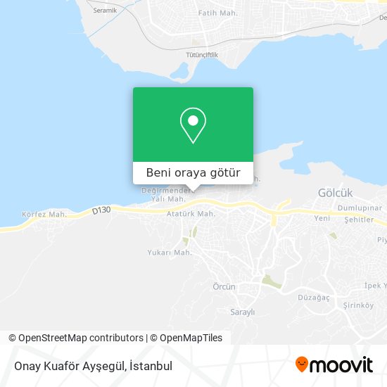 Onay Kuaför Ayşegül harita