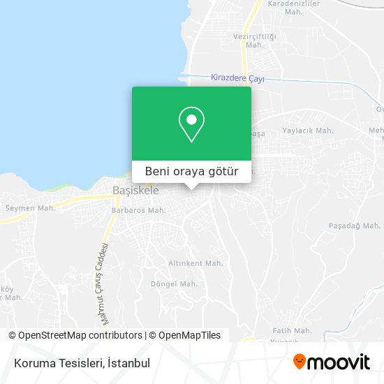Koruma Tesisleri harita