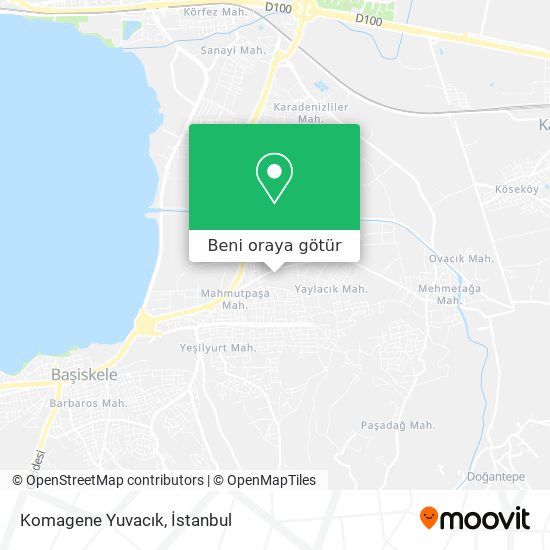 Komagene Yuvacık harita