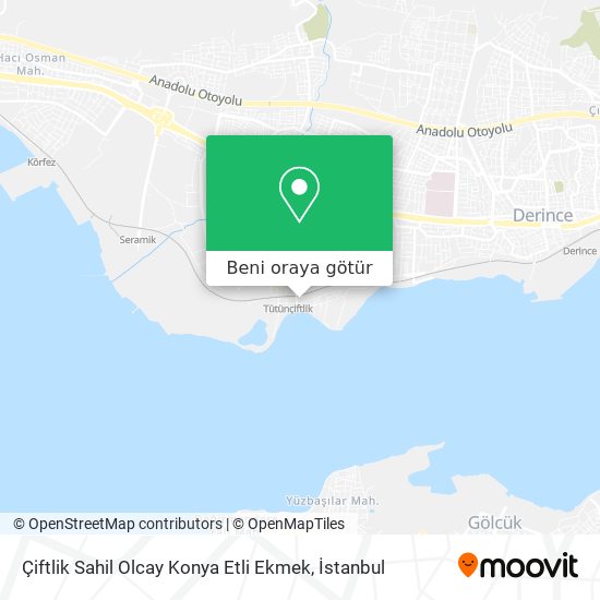 Çiftlik Sahil Olcay Konya Etli Ekmek harita
