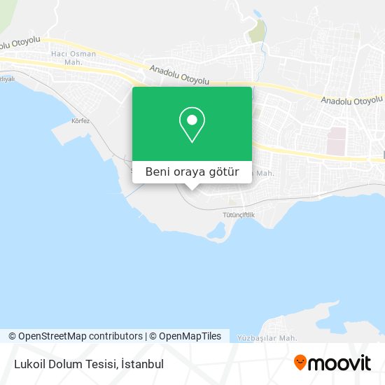 Lukoil Dolum Tesisi harita