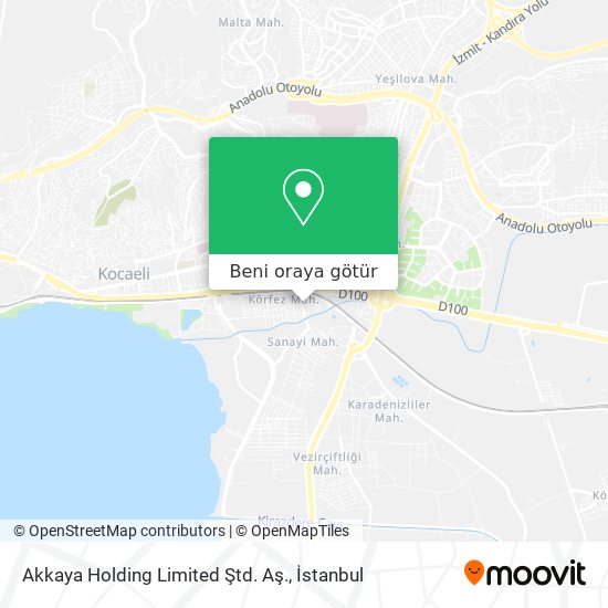 Akkaya Holding Limited Ştd. Aş. harita