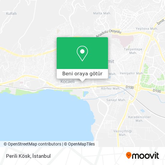 Perili Kösk harita
